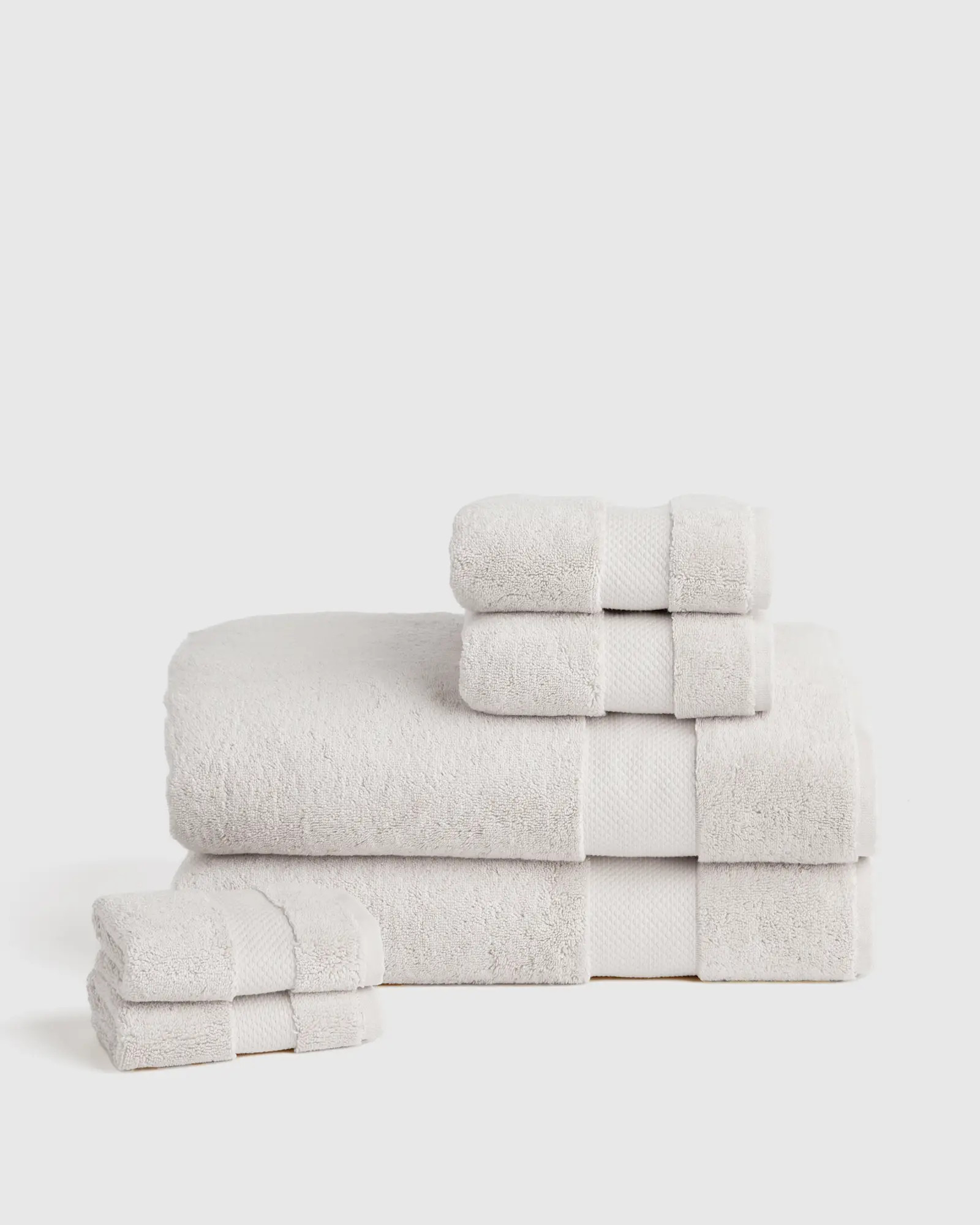 Turkish Ultra Luxe Plush Bath Sheet Bundle in Silver | Quince