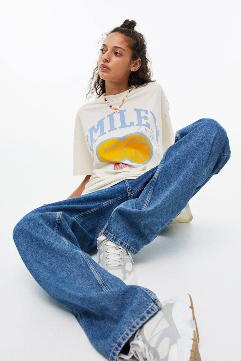 Oversized Printed T-shirt | H&M (US + CA)