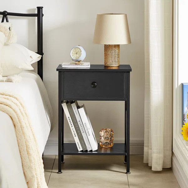 Kempst Iron Nightstand | Wayfair North America