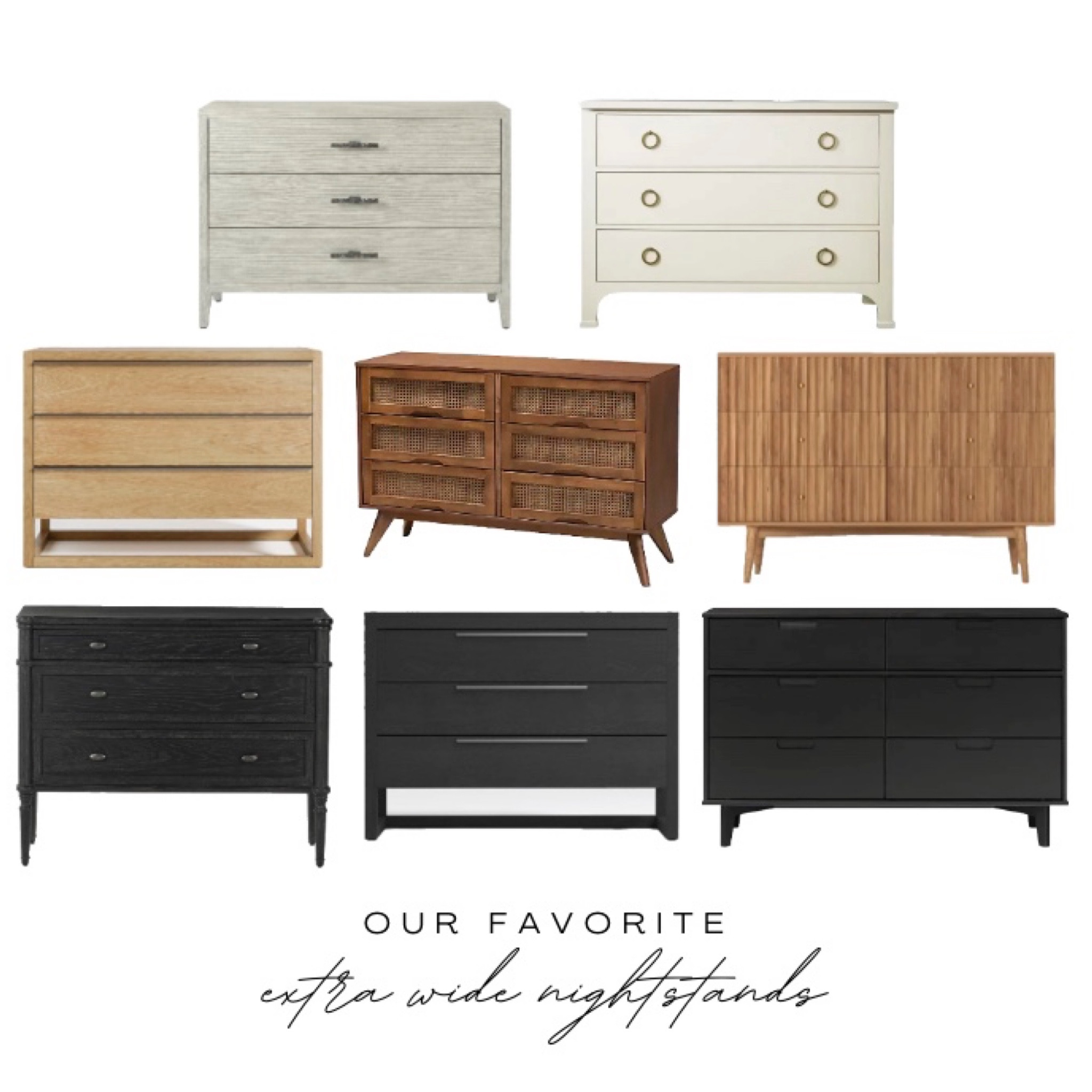 Dressers and nightstands 

#LTKstyletip #LTKhome
