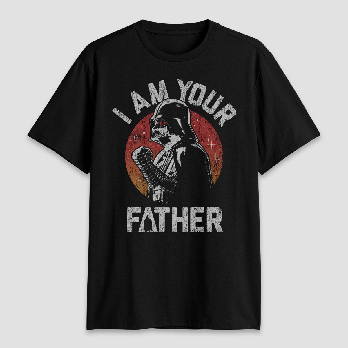 Men's Star Wars Vader Father Short Sleeve T-Shirt - Black | Target