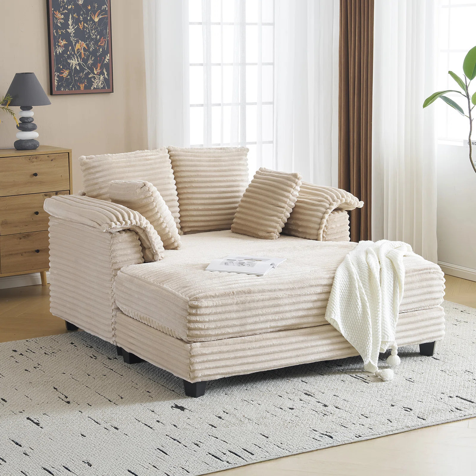 Upholstered Corduroy Lounge SofaByHokku Designs4.6Rated 4.6 out of 5 stars.226 Reviews | Wayfair North America