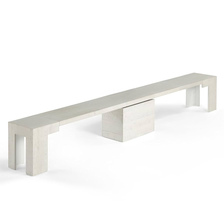Transformer Table Extendable Bench for Dining Room Furniture, Modern Dining Bench for Banquette S... | Amazon (US)