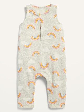 Sleeveless Henley French Terry One-Piece for Baby | Old Navy (US)