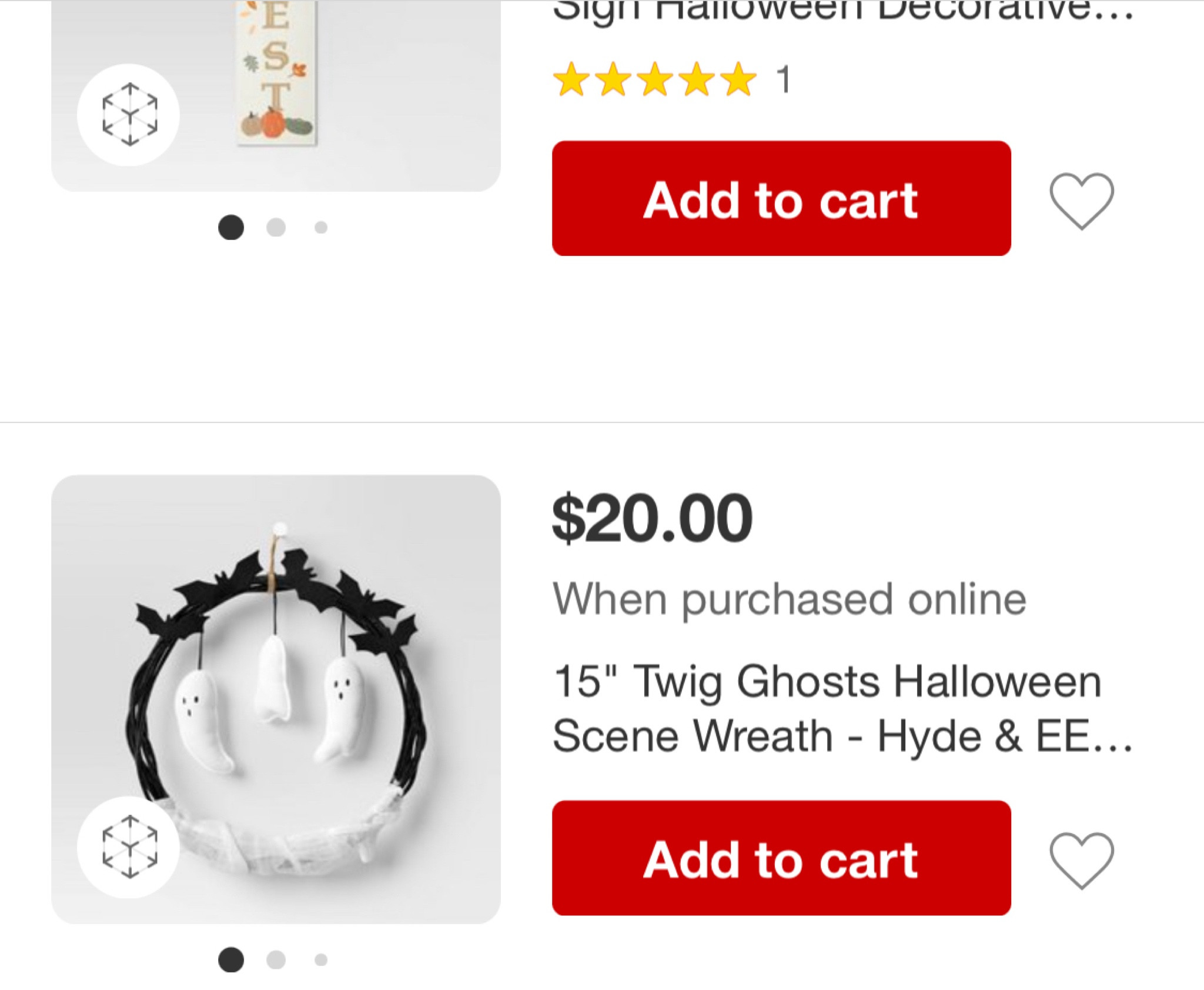 Target online Halloween 2024