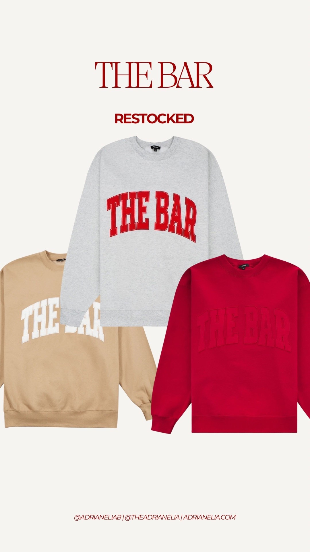 The bar sweatshirts! 

Lounge wear, gifting, gym fit, mom life, mom style, leggings, winter fit, mountain vibes, game day, holiday fit, holiday style, holiday cozies 

#LTKHoliday #LTKGiftGuide #LTKFindsUnder100