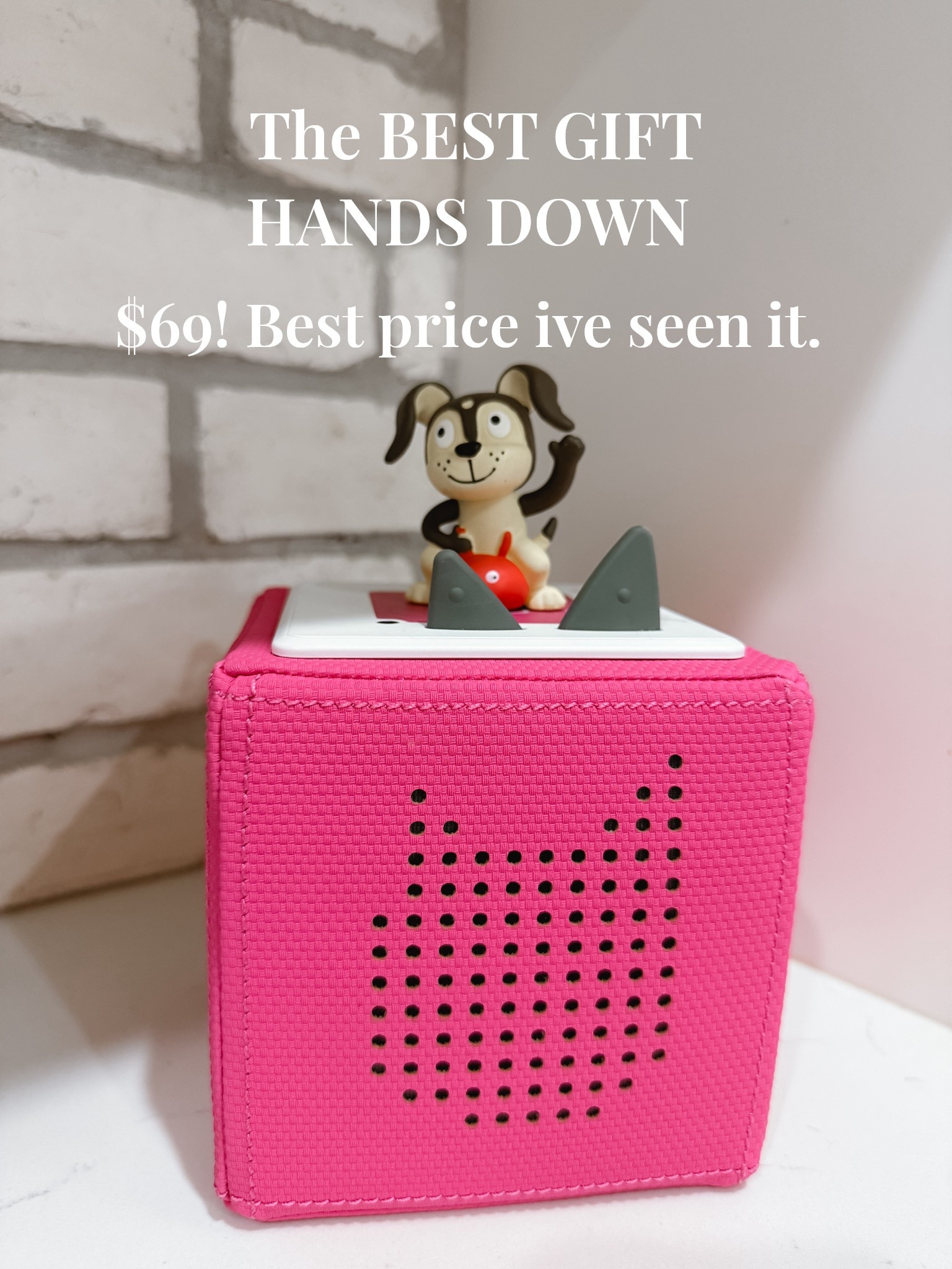 Our Tonies is the best gift I purchased last year. We keep getting new stories and songs and it is easy enough for a 18month plus to understand. She loves it and it’s great in the car or to avoids screen time  

#LTKCyberWeek #LTKGiftGuide #LTKKids