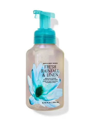 Fresh Rainfall & Linen


Gentle & Clean Foaming Hand Soap | Bath & Body Works