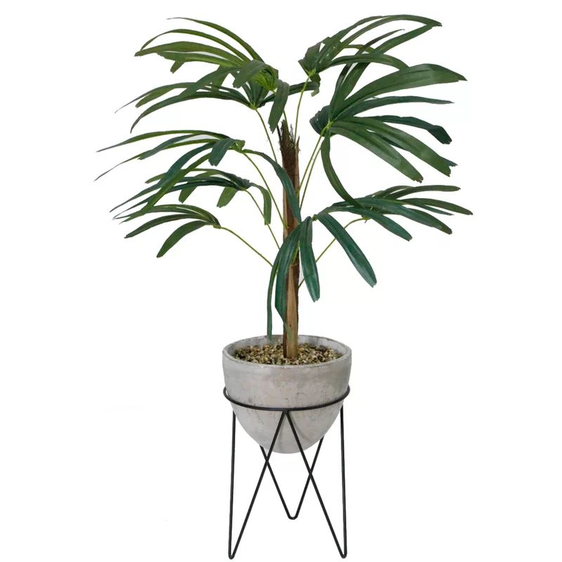 32" Artificial Palm Tree in Planter | Wayfair North America