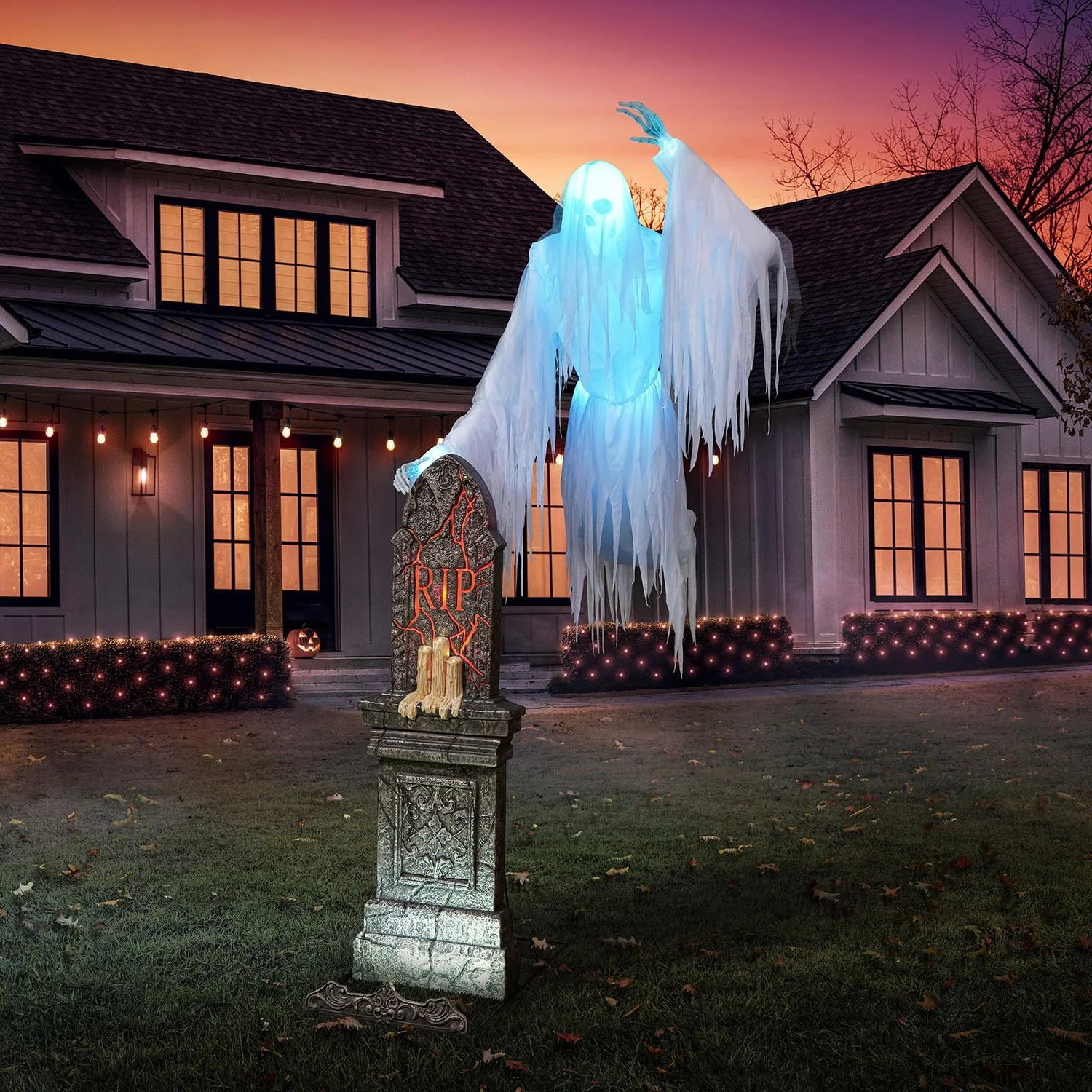 Member's Mark 9' Pre-Lit Animated Ghostly Skeleton - Samsclub.com | Sam's Club