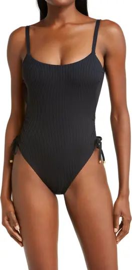 Gemma Cinched Side Tie One-Piece Swimsuit | Nordstrom