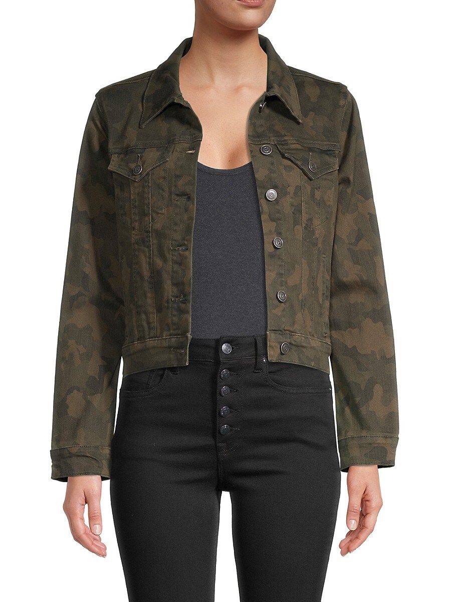 VIGOSS Women's Camouflage Denim Jacket - Camo - Size S | Saks Fifth Avenue OFF 5TH