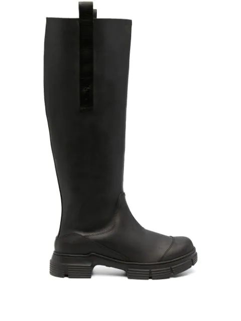 pull-on knee boots | Farfetch (UK)
