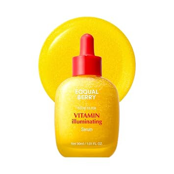 EQQUALBERRY Vitamin Illuminating Serum – Serum mit Acerola & Vitamin C, helleres Hautbild, Niac... | Amazon (DE)
