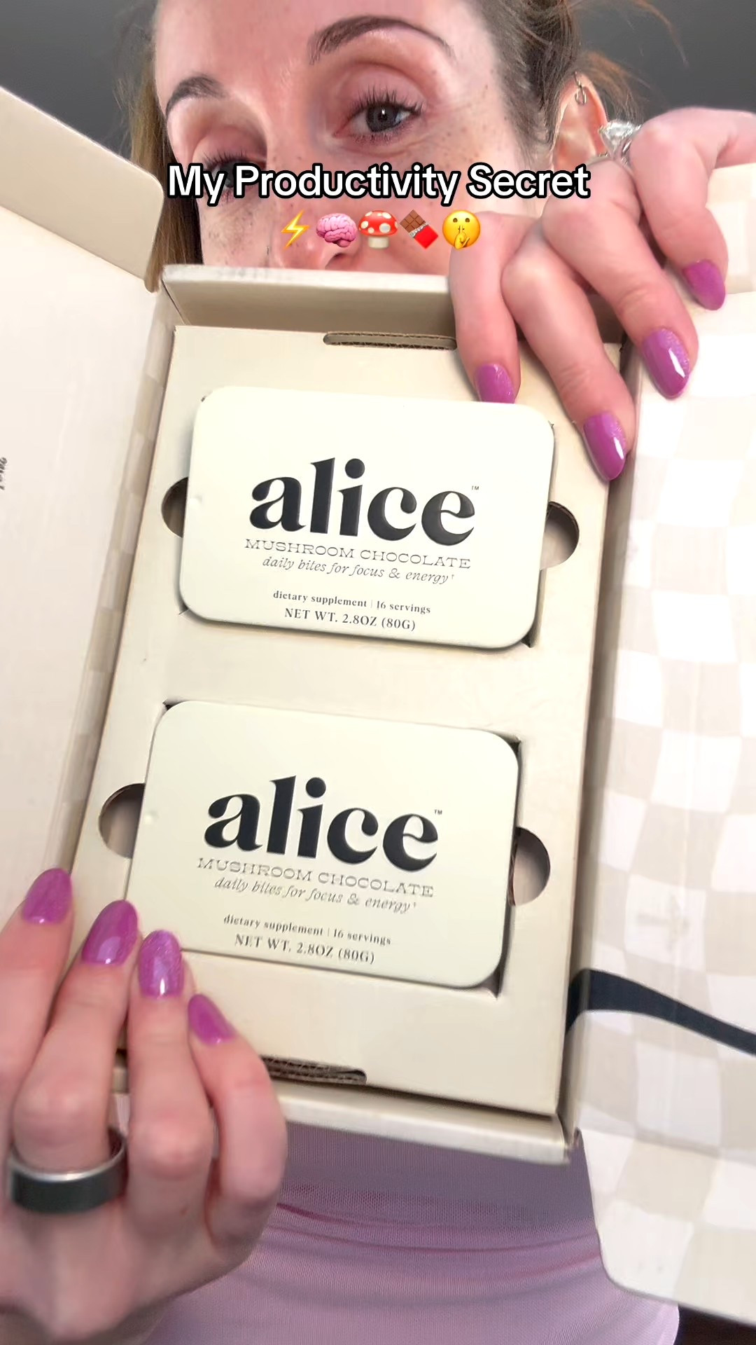 My sweetest productivity secret! Dark chocolate brain fuel for the win! 🍄🍫

#LTKGiftGuide #LTKmorningroutine #LTKHoliday