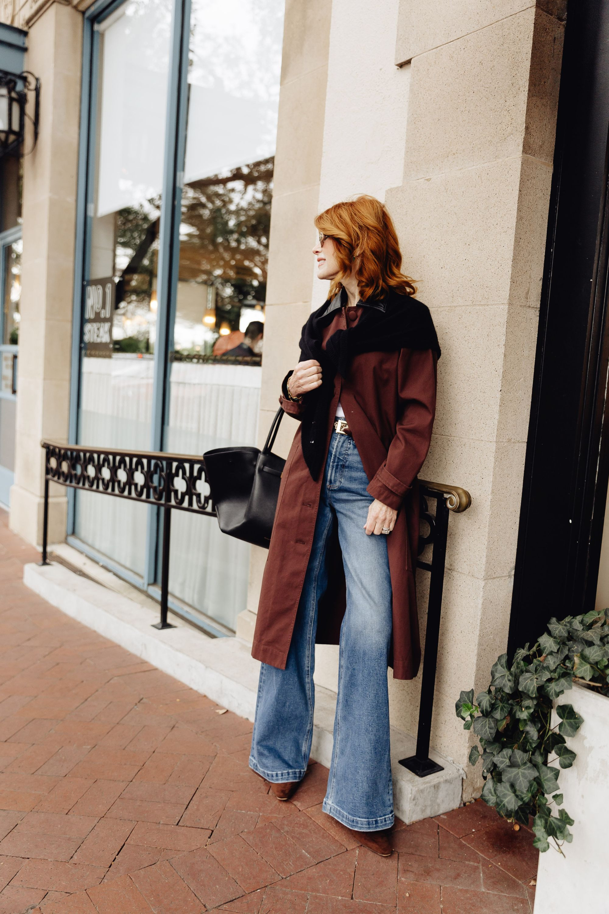 This trench-style barn jacket is such a chic, easy layer for right now — polished but still relaxed, and perfect for everyday wear. I love that it comes in two lighter color options, and it’s currently 30% off, which makes it an even better grab. Also fully embracing the triangle scarf trend — it instantly elevates this whole look. 

  

#LTKootd #LTKootd #LTKOver40 #LTKWorkwear