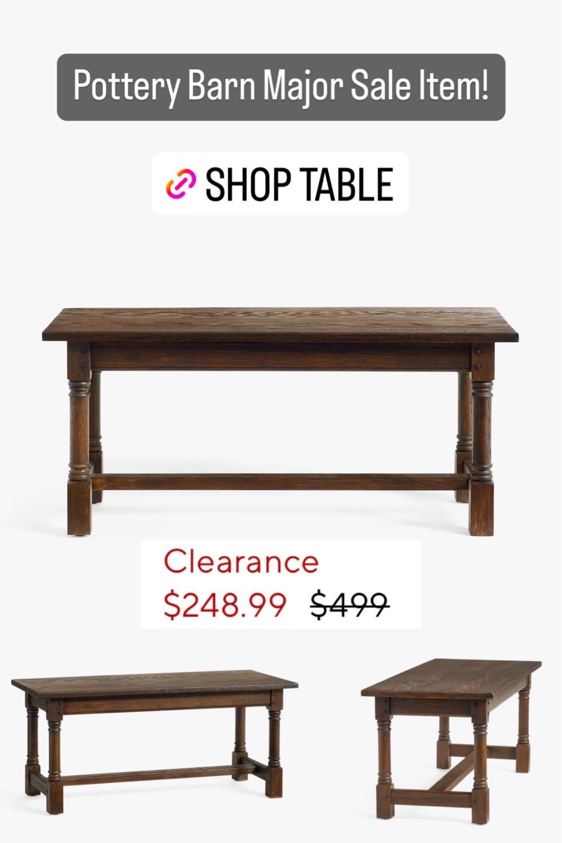 Pottery Barn Coffee Table on MAJOR sale! 

#LTKsalealert #LTKhome