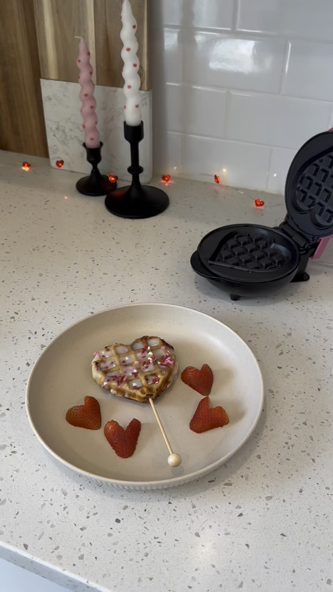 Valentine’s Day breakfast idea - cinnamon roll waffles on a stick

#LTKWatchNow #LTKHome #LTKSeasonal