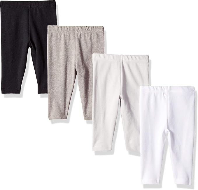 Hanes Ultimate Baby Flexy 4 Pack Knit Pants | Amazon (US)