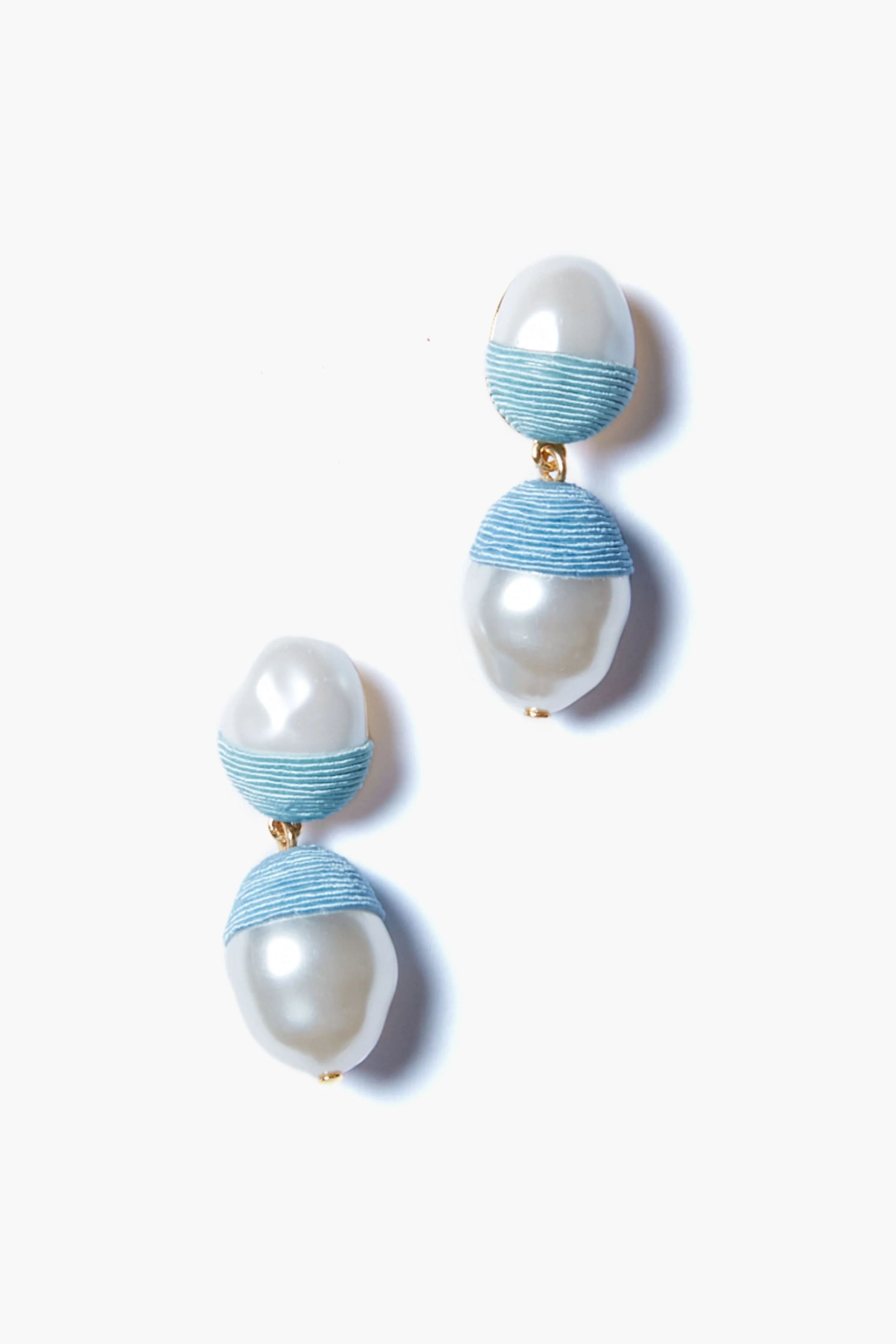 Sky and Pearl Nelle Earrings | Tuckernuck (US)