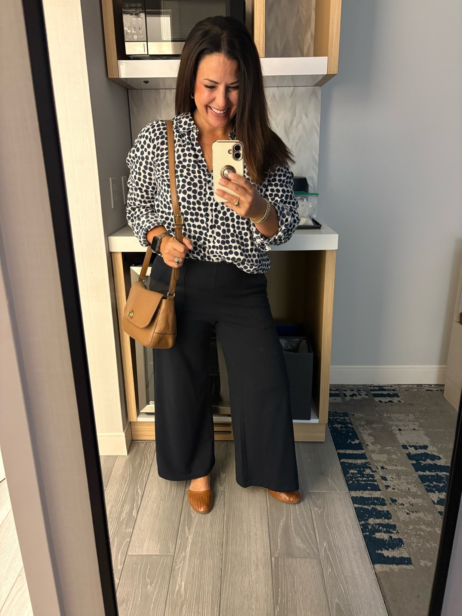 First full day touring Washington, DC 🇺🇸 and these pants were the MVP! 🙌🏻 These pull-on wide-leg pants are petite-friendly, under $40, and SO comfortable—I loved them so much I bought them in both black and navy. 🤍🖤

Paired them with my memory foam shoes, which got me through 20K steps today! 😳🙌🏻 Everything is linked! #LTKFinds #PetiteStyle #TeacherStyle #WideLegPants #WashingtonDC

#LTKTravel #LTKWorkwear #LTKPetite