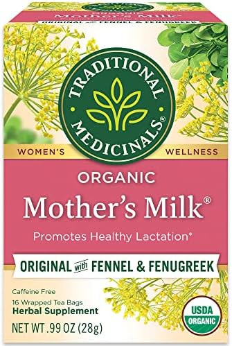 Traditional Medicinals Mother's Milk, Women's Tea, Organic, 16 CT (Pack - 3) | Amazon (US)