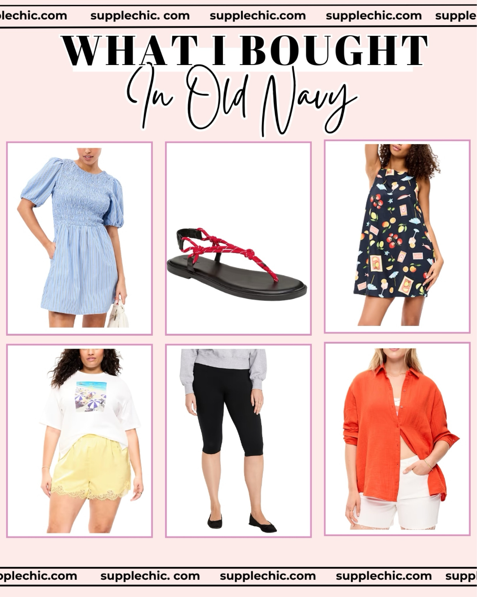 Old Navy summer haul featuring affordable dresses, comfortable sandals, biker shorts, oversized shirts, and easy everyday outfit staples perfect for warm weather. #OldNavyStyle
#OldNavyHaul
#SummerStyle
#AffordableFashion
#SummerWardrobe
#EverydayOutfits
#VacationStyle
#BudgetFashion
#LTKStyle
#SummerFashion

#LTKMidsize #LTKSeasonal #LTKootd