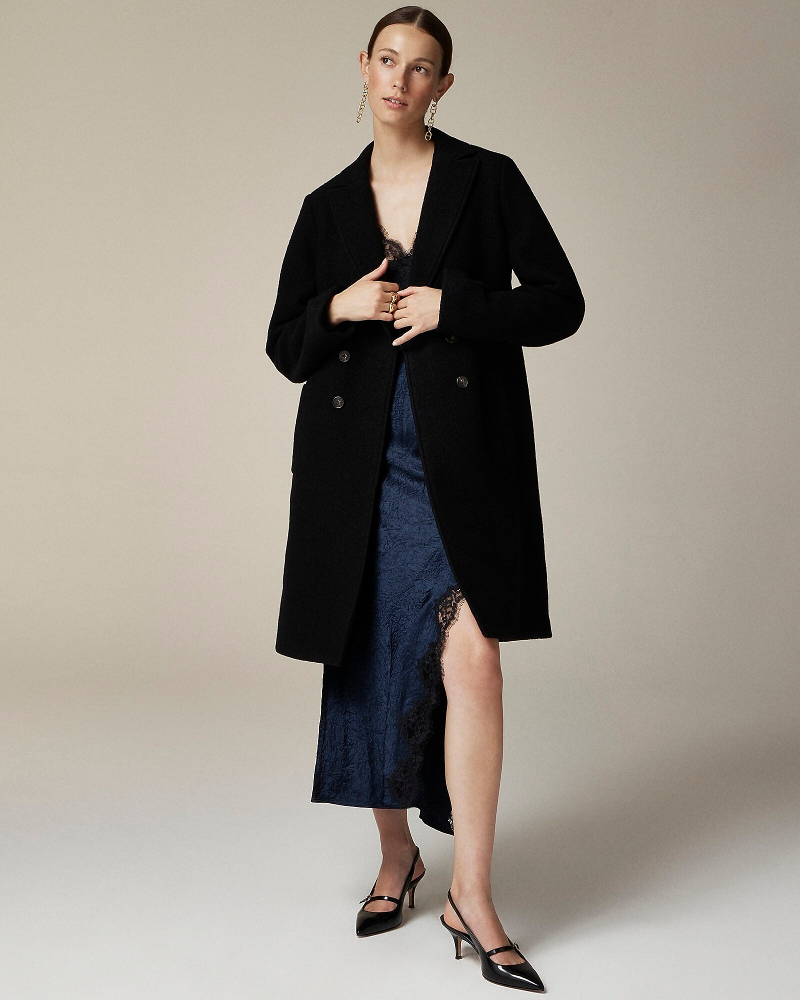 Daphne topcoat in boiled wool | J. Crew US