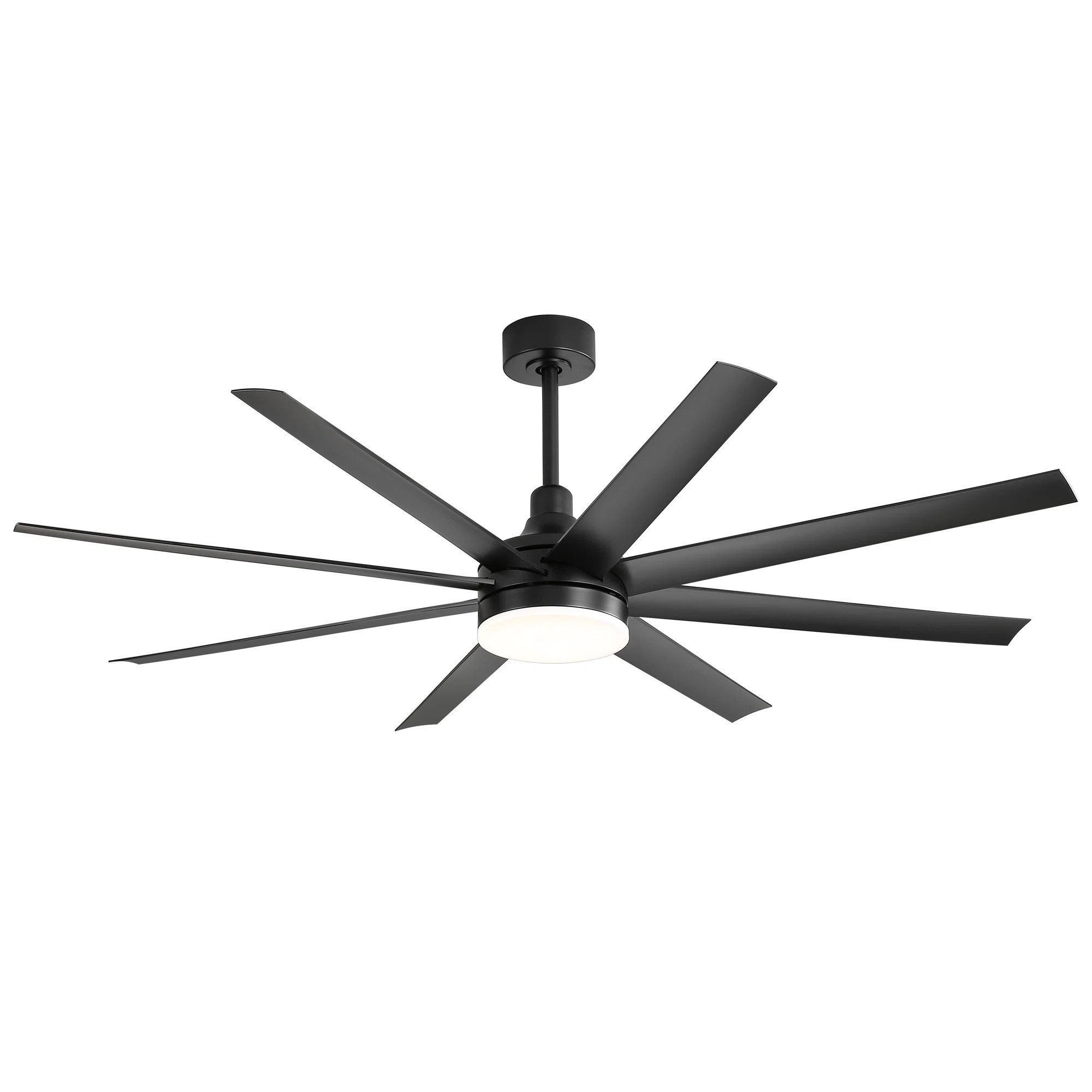 Jamii-Leigh 65/72/84 inch Large Indoor/Covered Outdoor Modern Ceiling Fan with Led Lights and Rem... | Wayfair North America