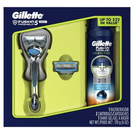 Gillette Fusion5 ProShield Chill Razor Gift Pack | Walmart (US)