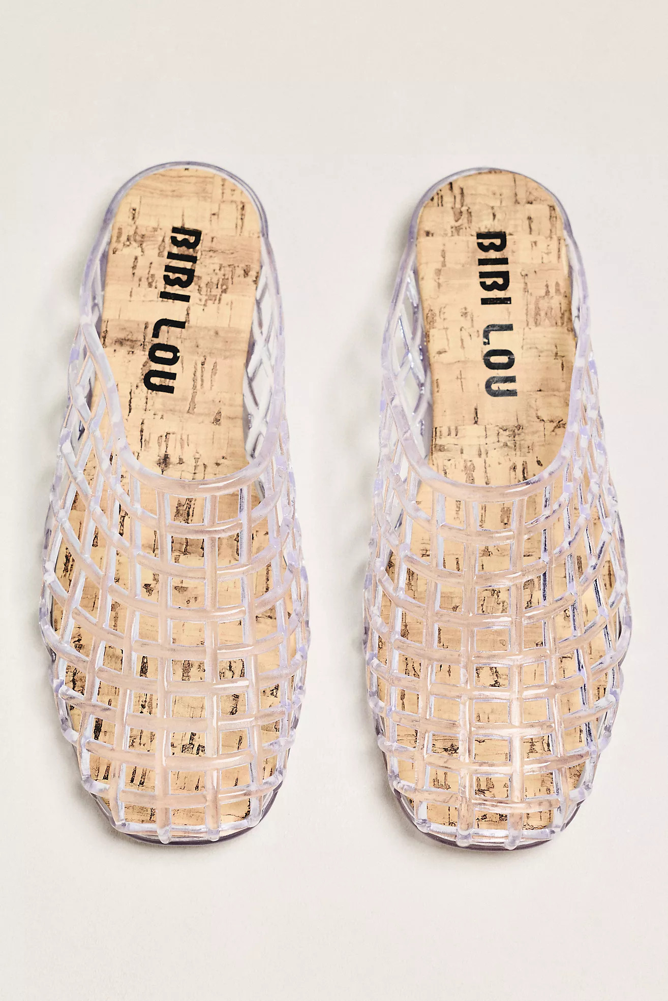 Bibi Lou Netted Jelly Mule Heels | Anthropologie (US)