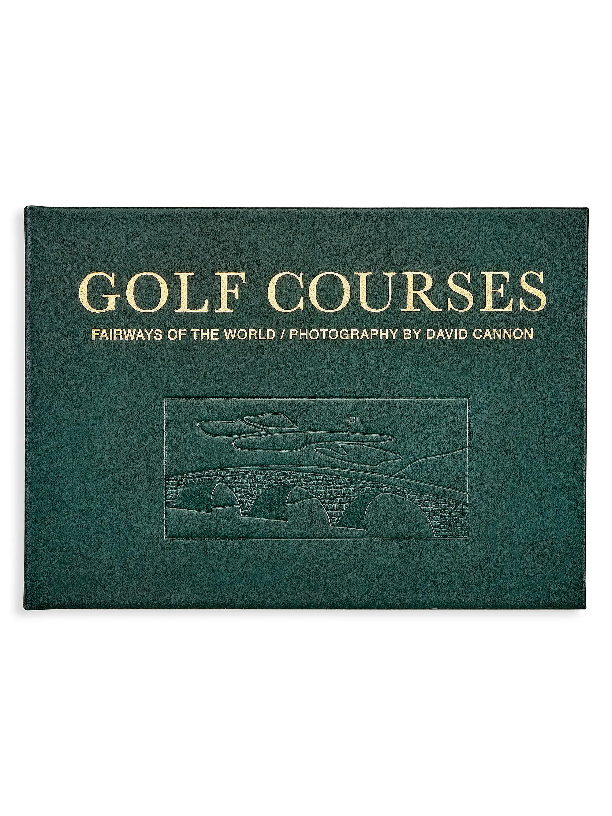 'Golf Courses: Fairways Of The World'' Leather-Bound Book | Saks Fifth Avenue
