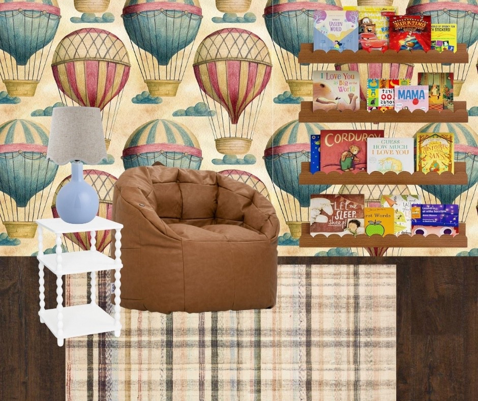 Vintage inspired wallpaper for kids room reading nook area 

#LTKKids #LTKFamily #LTKHome