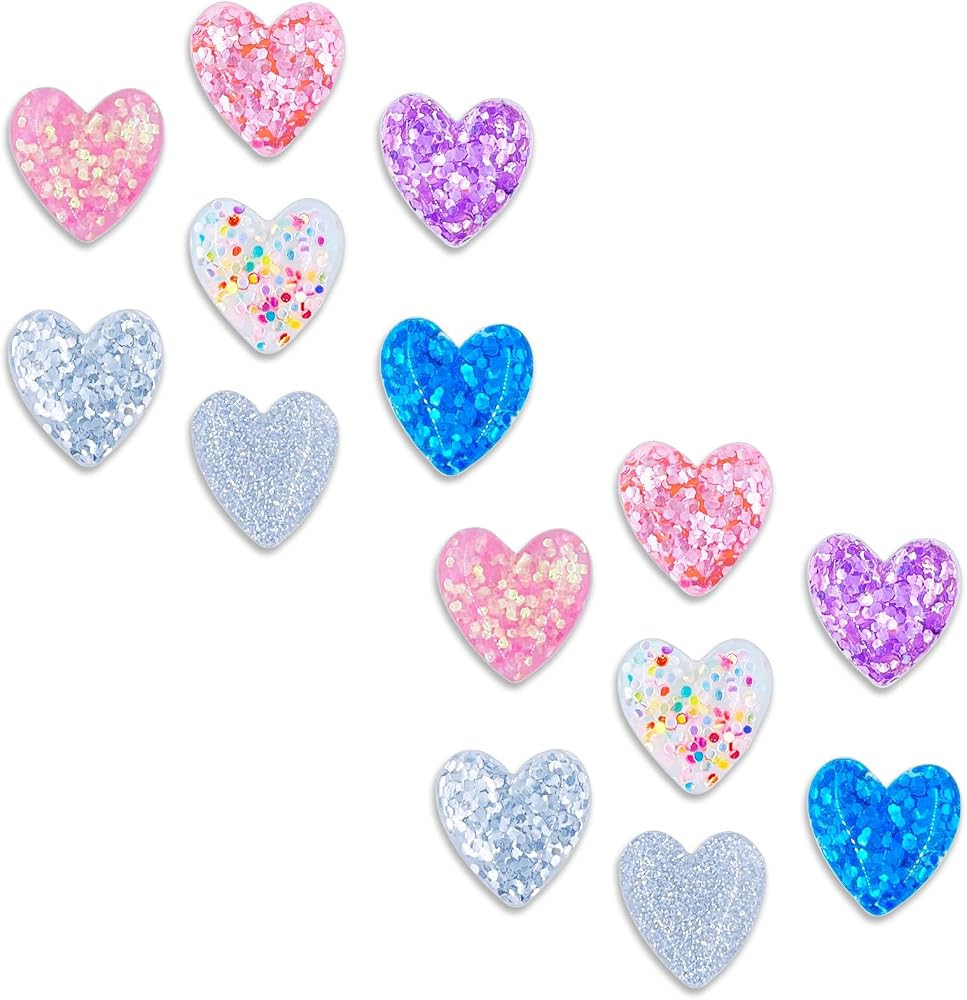 Bling Love Shoe Charms\uff0c14 PCS Sparkling Shoe Accessories for Clog Sandals\uff0cDecoration Pi... | Amazon (US)