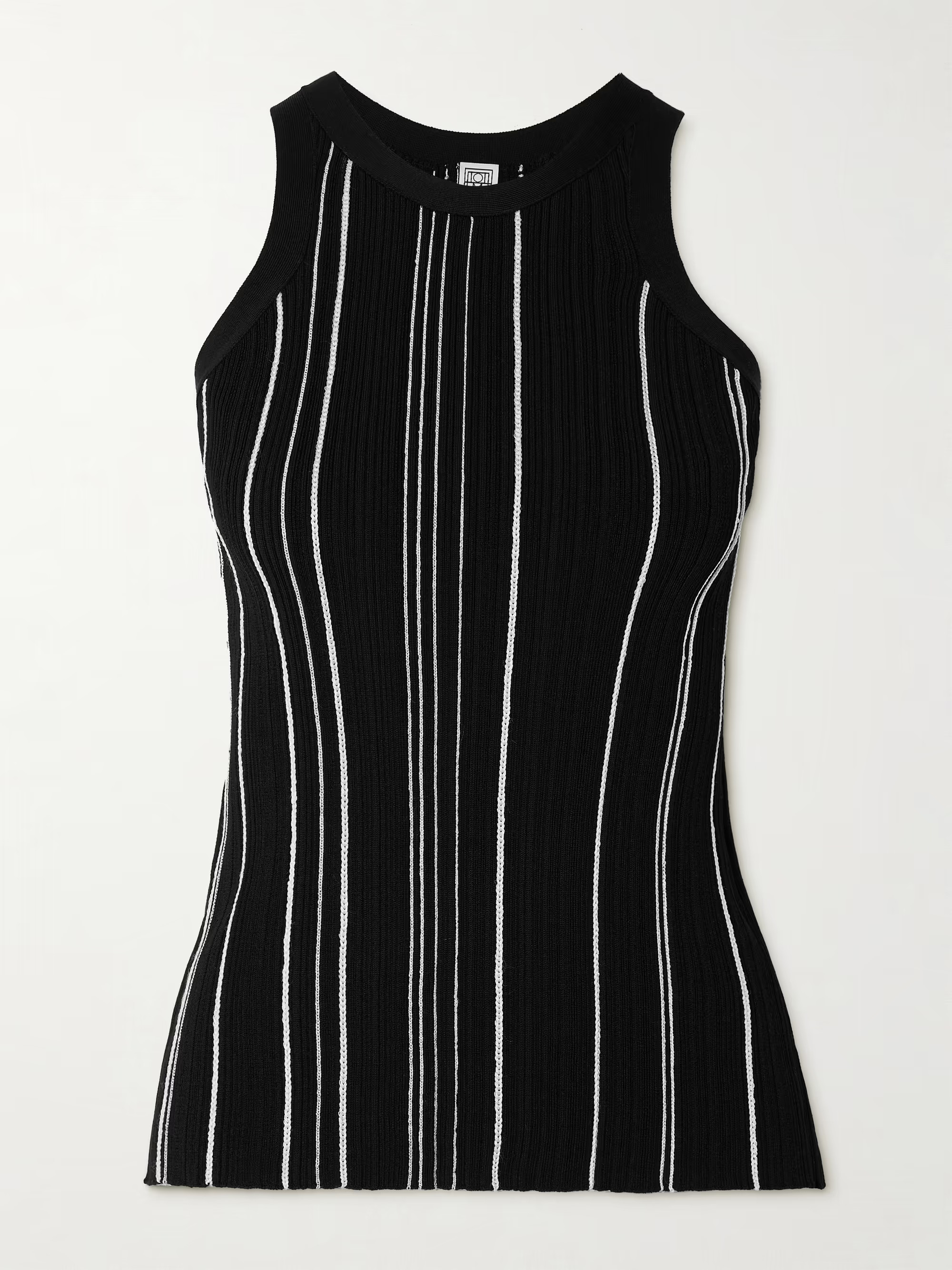 Striped ribbed-knit tank | NET-A-PORTER (US)