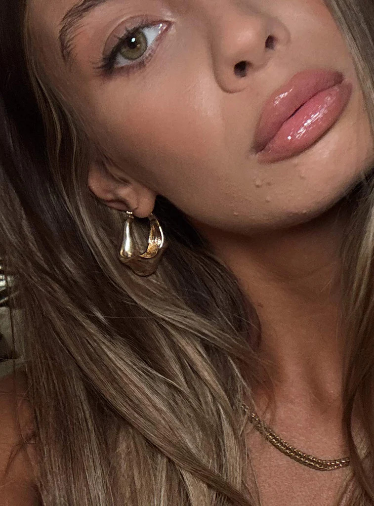 Maesie Hoop Earrings Gold | Princess Polly US