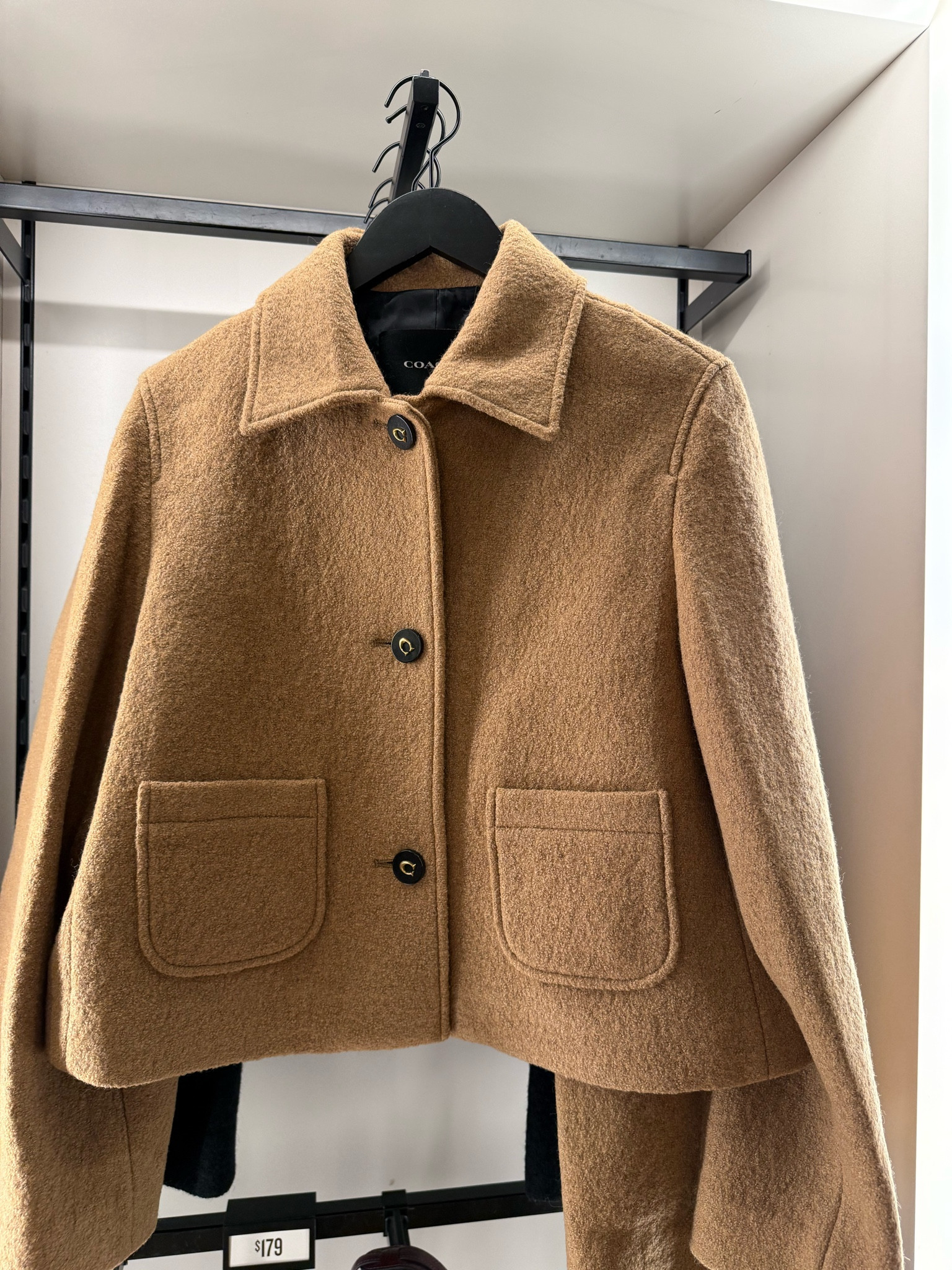 This  is a stylish staple that brings warmth and elegance to any outfit. Its rich camel color adds a touch of sophistication, while the cozy wool fabric keeps you comfortable. With a chic, tailored fit, this coat is perfect for layering over both casual and dressy looks, making it a versatile addition to your wardrobe!

#LTKSaleAlert #LTKStyleTip #LTKGiftGuide
