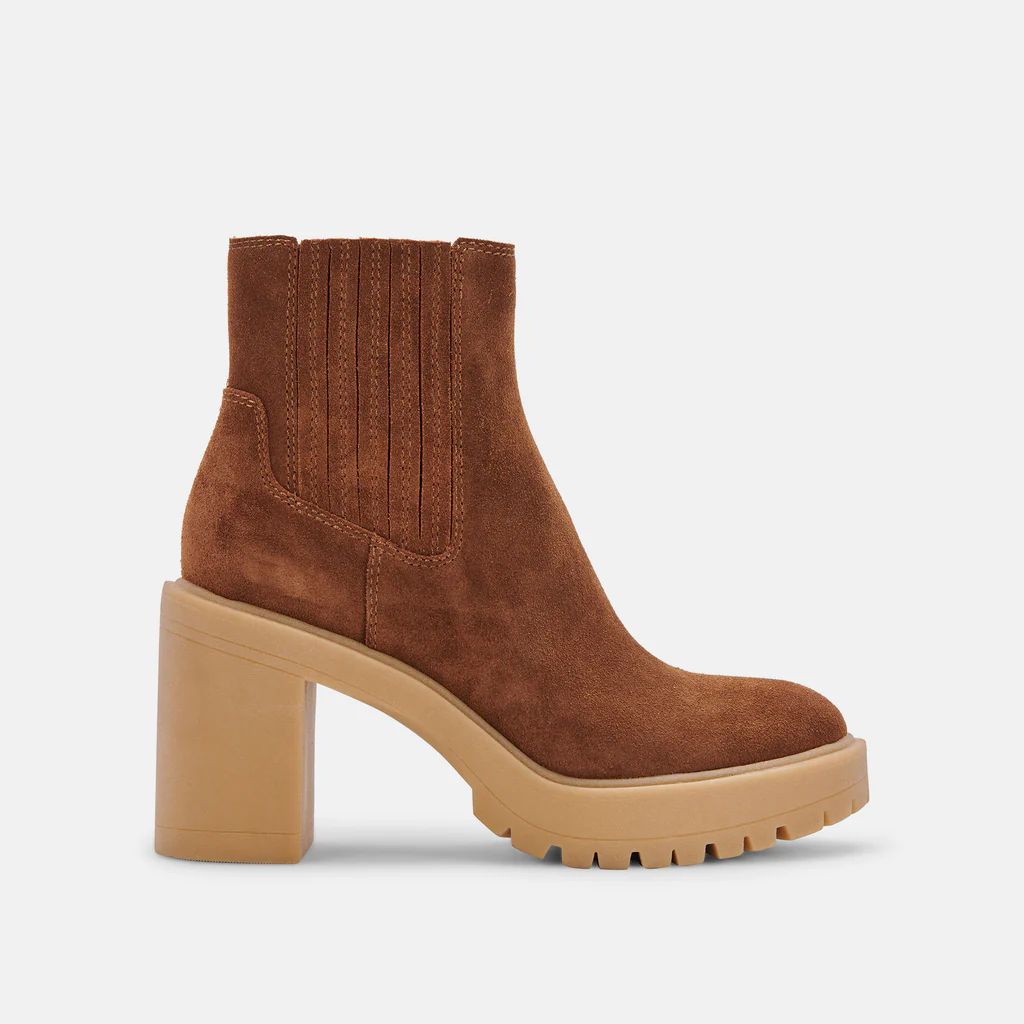 CASTER H2O BOOTIES CAMEL SUEDE | DolceVita.com