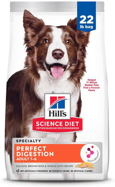 Hill's Science Diet Adult Perfect Digestion Salmon Dry Dog Food | Chewy.com
