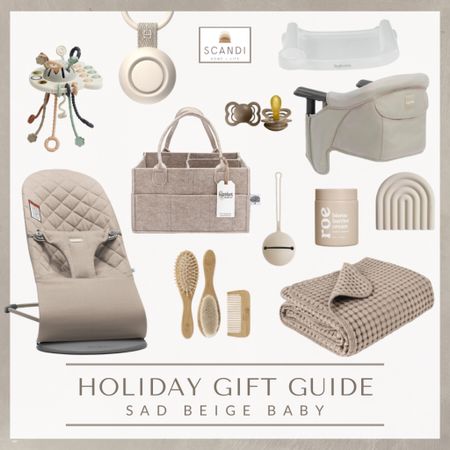 holiday gift guide for baby 🤍 sad beige baby | baby gifts | gender neutral nursery | neutral baby finds | baby essentials

#LTKGiftGuide #LTKbaby #LTKHoliday