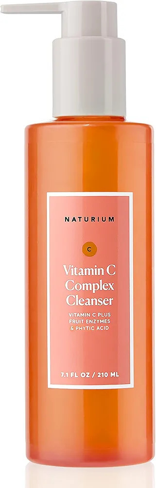 Naturium Vitamin C Complex Cleanser, Gently Exfoliating & Deeply Cleansing Foaming Face Wash Gel ... | Amazon (US)