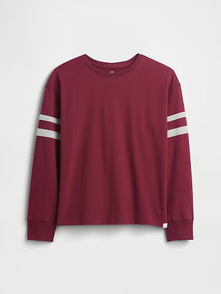 Kids Vintage Soft Relaxed Varsity T-Shirt | Gap Factory