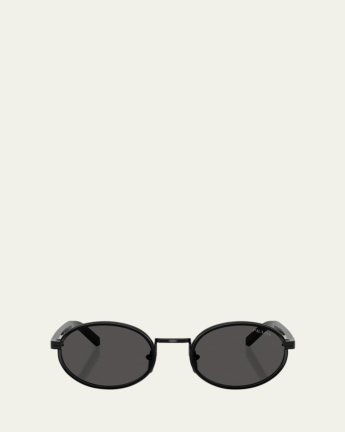 PR B56S Oval Steel Sunglasses | Bergdorf Goodman