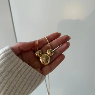 Disney Mickey Mouse Bubble Necklace - Gold | BaubleBar