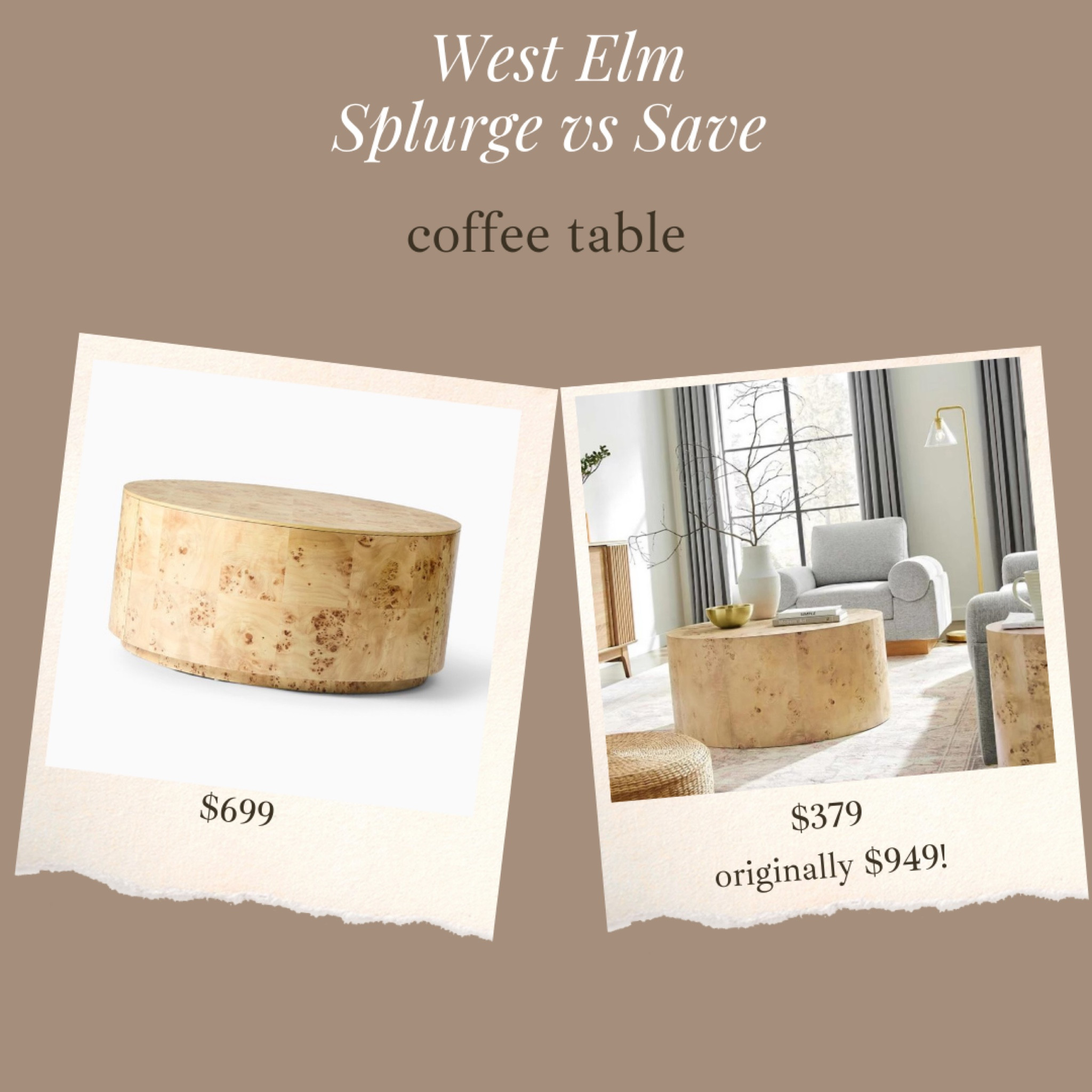 Just found this gorgeous round Burl Wood coffee table on major sale! Sold for over $900 on other sites 

#LTKsalealert #LTKhome