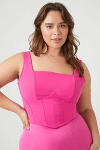 Plus Size Bustier Crop Top | Forever 21 (US)