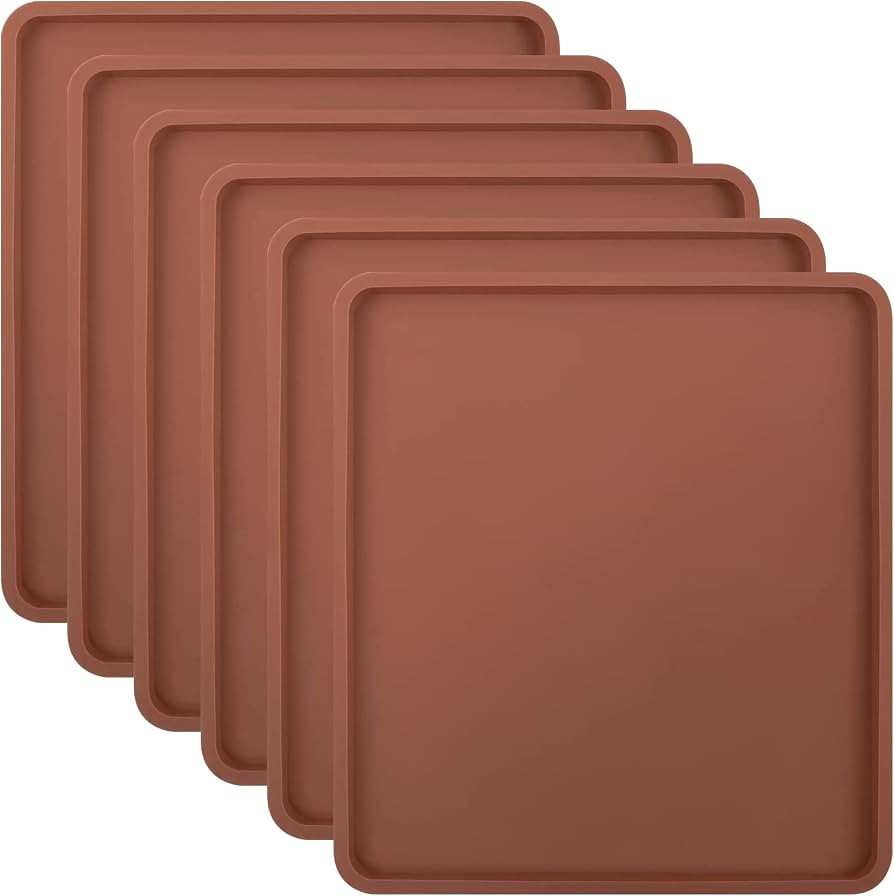 6PCS Silicone Dehydrator Mats with Edge - Silicone Sheets Compatible with Cosori CP267-FD, Nonsti... | Amazon (US)