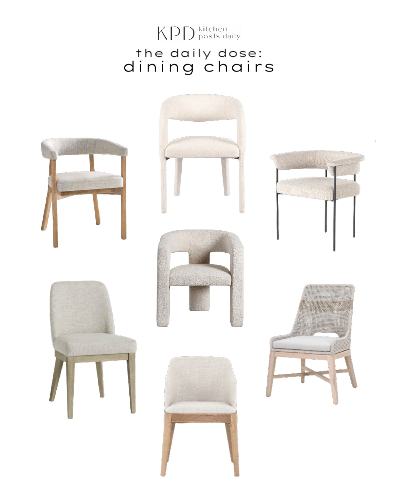 kpd the daily dose: dining chairs from mcgee & co. serena and lily, lulu and giorgia 



#LTKsalealert #LTKhome #LTKstyletip