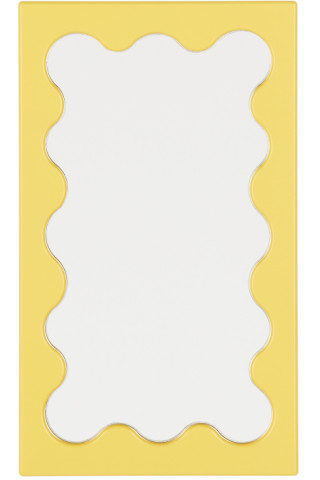 SSENSE Exclusive Yellow Curvy Micro Mirror | SSENSE