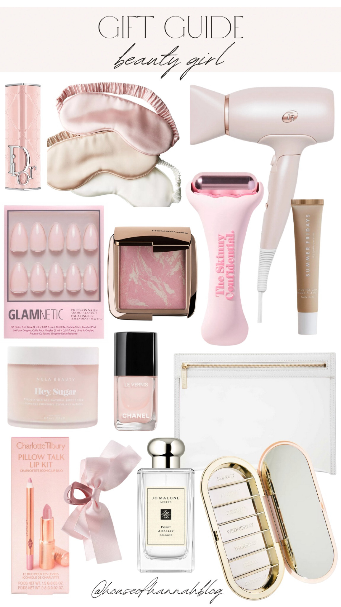 Holiday Gift Guide: Beauty Girl 💄💋 .
.
.
Gift ideas, beauty gift ideas, stocking stuffers, gifts under $50, gifts under $100, Jo Malone, Press on nails, Slip sleeping mask, Vitamin case, Body scrub, Makeup, Makeup sales, Dior

#LTKWatchNow #LTKHoliday #LTKGiftGuide